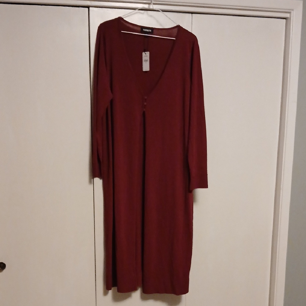Express Burgundy Long Sleeve Sweater NEW Size Xl